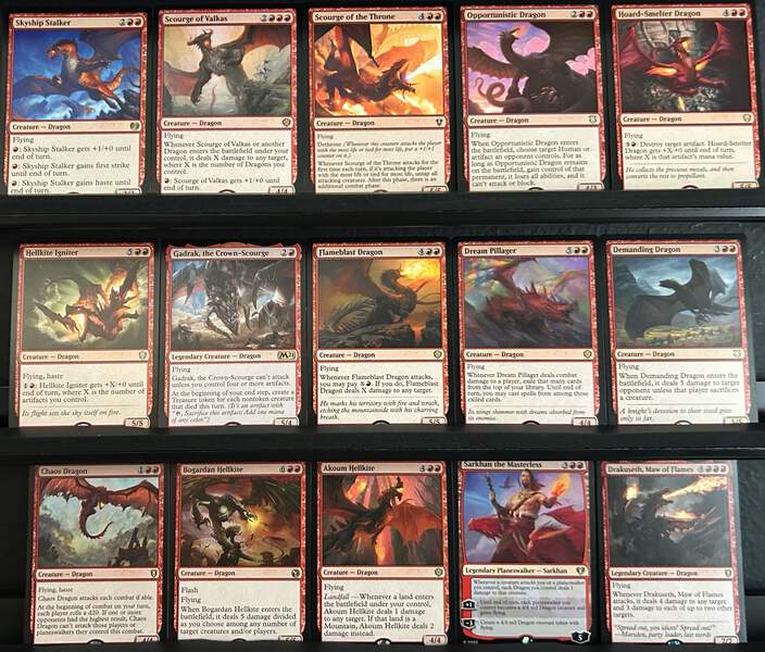 Custom Commander Deck*** Drakuseth, Maw of Flames - Dragons - EDH