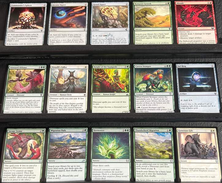 mtg pantlaza commander deck Commander Dinosaur Deck - Pantlaza - Naya - EDH -100 Card - MTG NM/M!!!