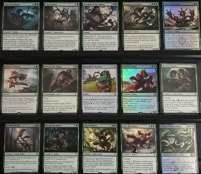 MTG Commander Deck Hydre Tribal Gargos Gardien Vicieux 100 Cartes Magic EDH - Foto 3