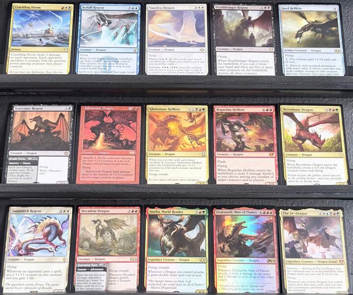 Custom Commander Deck*** The Ur-Dragon - Dragons - MTG EDH | eBay