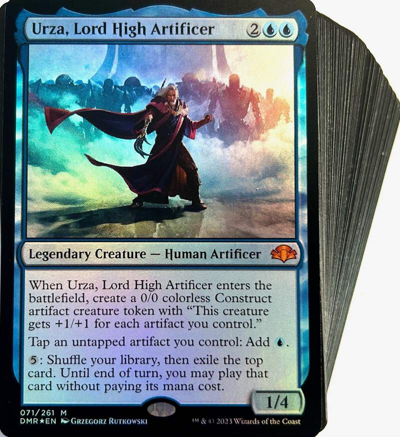 mtg urza lord high artificer commander deck EDH | Artifact Combo Deck you may play that card without paying its mana cost. Urza, Lord High Artificer -