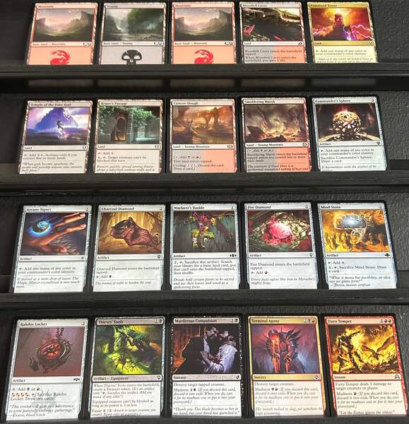 Custom Commander Deck*** The Infamous Cruelclaw - Discard and Free Spells  MTG