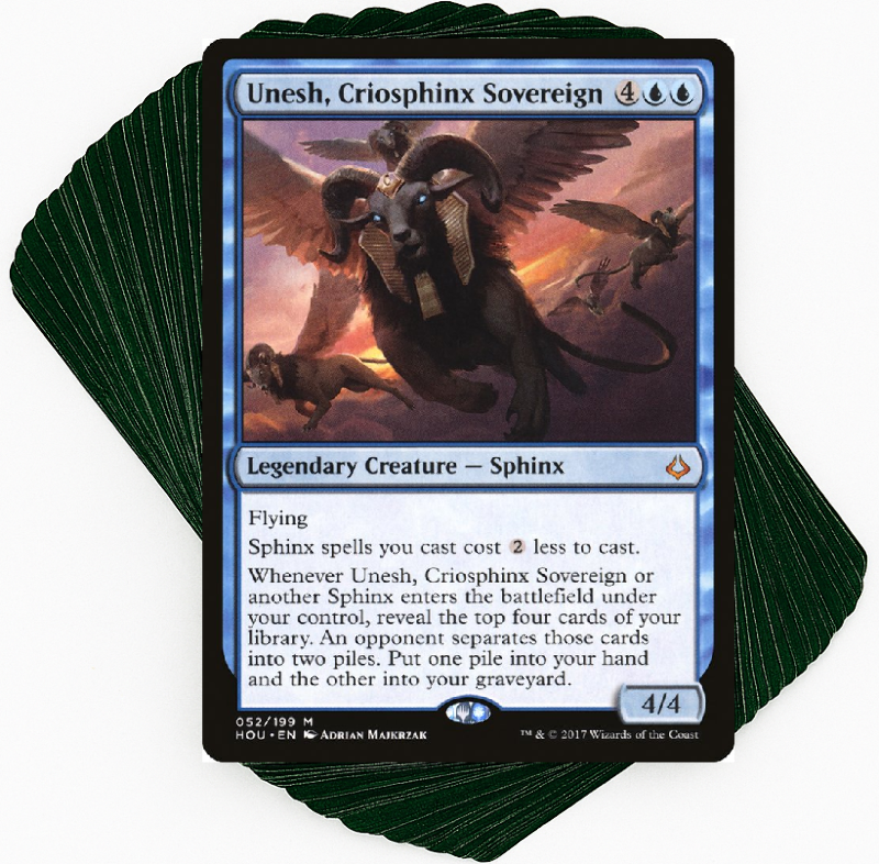sphinx commander deck mtg Custom Commander Deck*** Unesh, Criosphinx Sovereign - Sphinx - MTG EDH