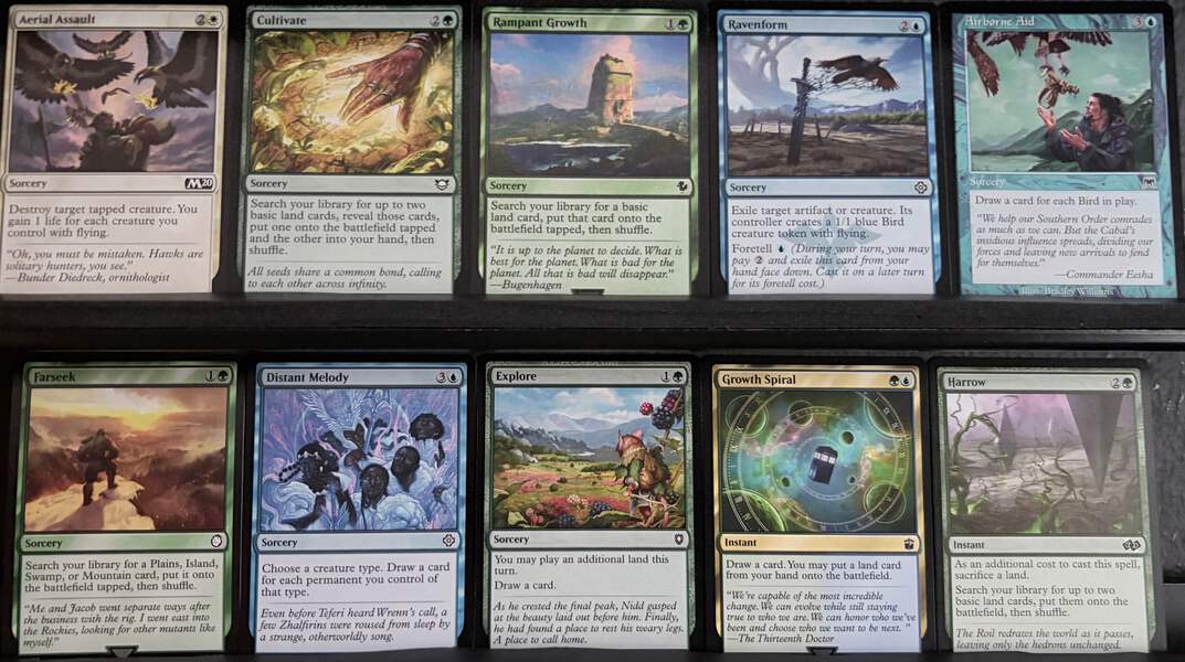 Custom Commander Deck*** Choco, Seeker of Paradise - Landfall