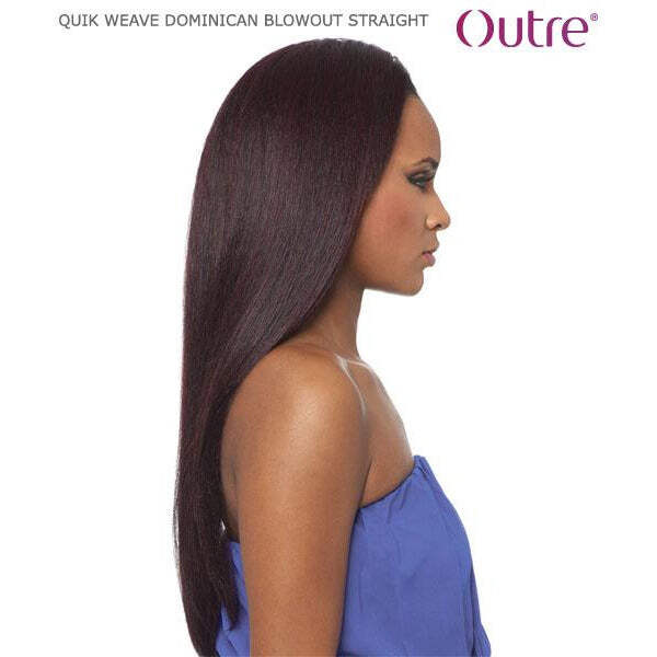 Outre Synthetic Hair Half Wig Quick Weave Batik Dominican Blow Out