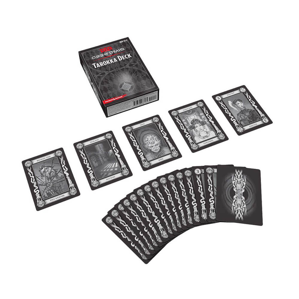 文学+小説 Dungeons &amp; Dragons Tarokka Deck - Curse Of The Strahd Adventure Expansion Amazon.com: D&D Curse of Strahd Tarokka Deck : Dungeons