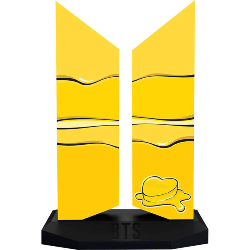 BTS◎「Butter」スチール写真(KGサイズ)7枚セット◎直筆サイン 21st Century Icon BTS Butter Edition 7-Inch Tall ARMY Symbol Logo