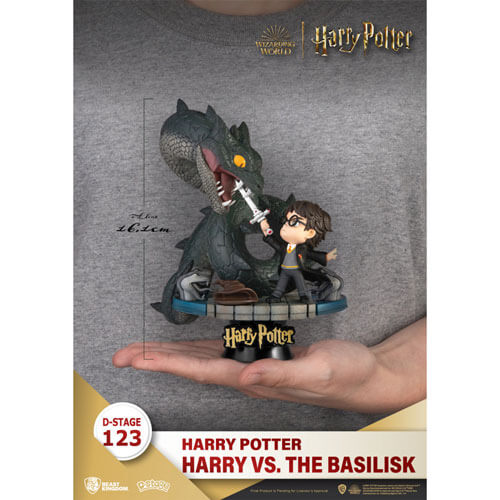 Beast Kingdom D Stage Harry Potter Vs Basilisk Collectible