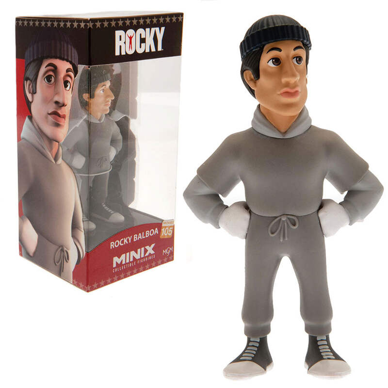ROCKY BALBOA アニメーションフィギュア Minix Rocky Balboa Collectible Vinyl Action Figure for Ages 3