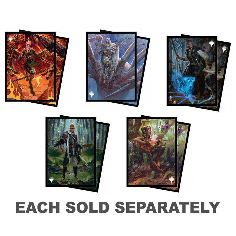 forgotten realms card sleeves Ultra Pro Magic the Gathering Adventures in 100pcs Officially licensed for Magic Gwent Northern Realms Card Sleeves