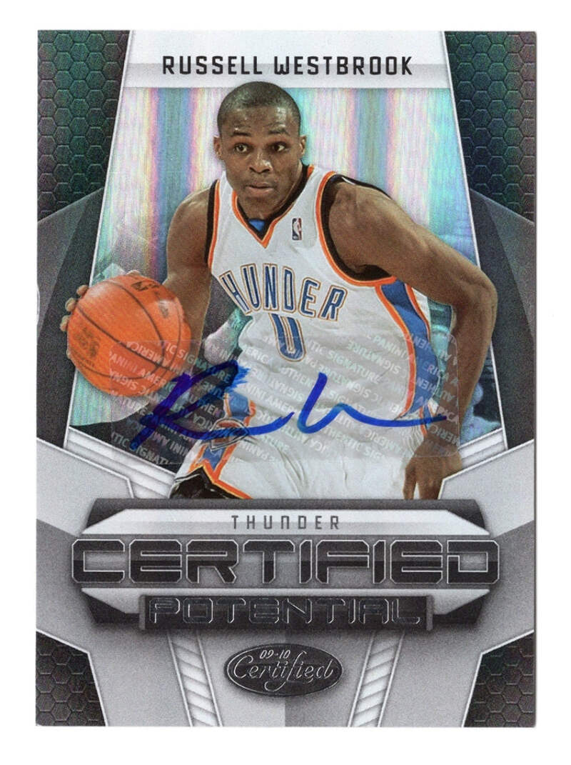 Russell Westbrook Auto NBA カード AUTOGRAPHED Russell Westbrook 2009-10 Panini Certified