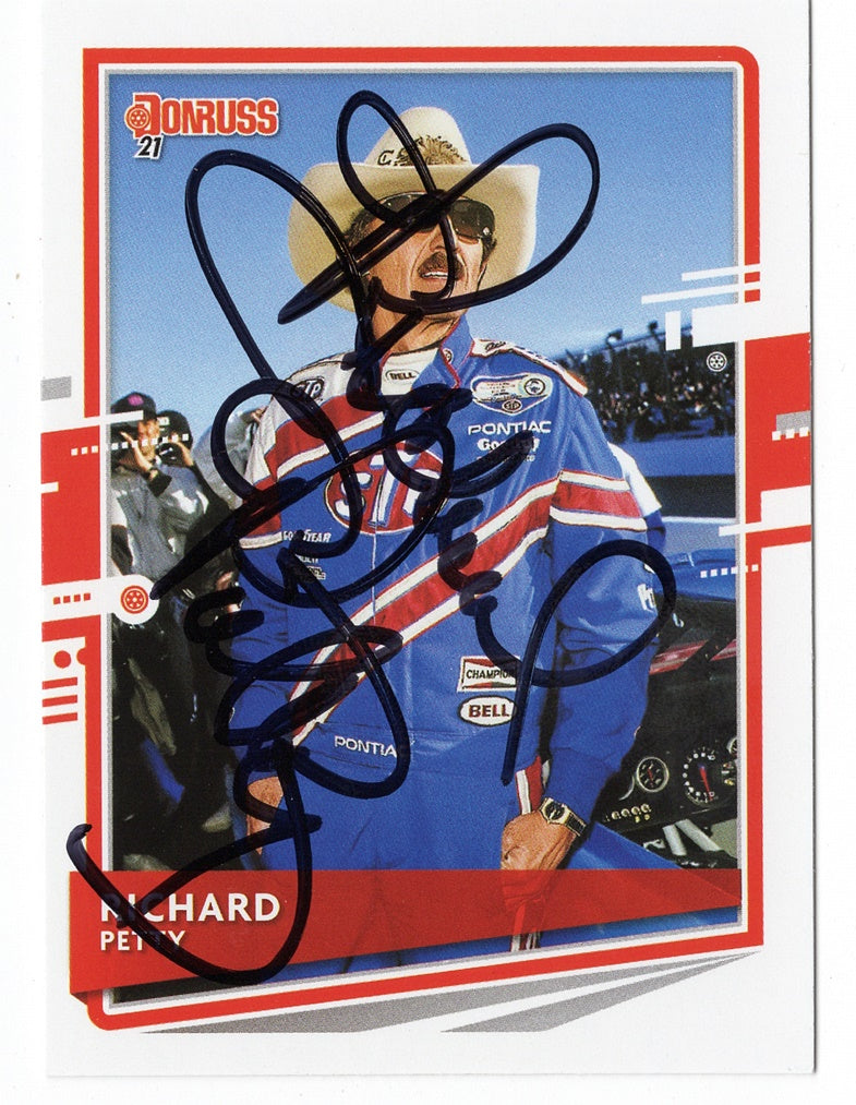 AUTOGRAPHED Richard Petty 2021 Donruss Racing COWBOY HAT