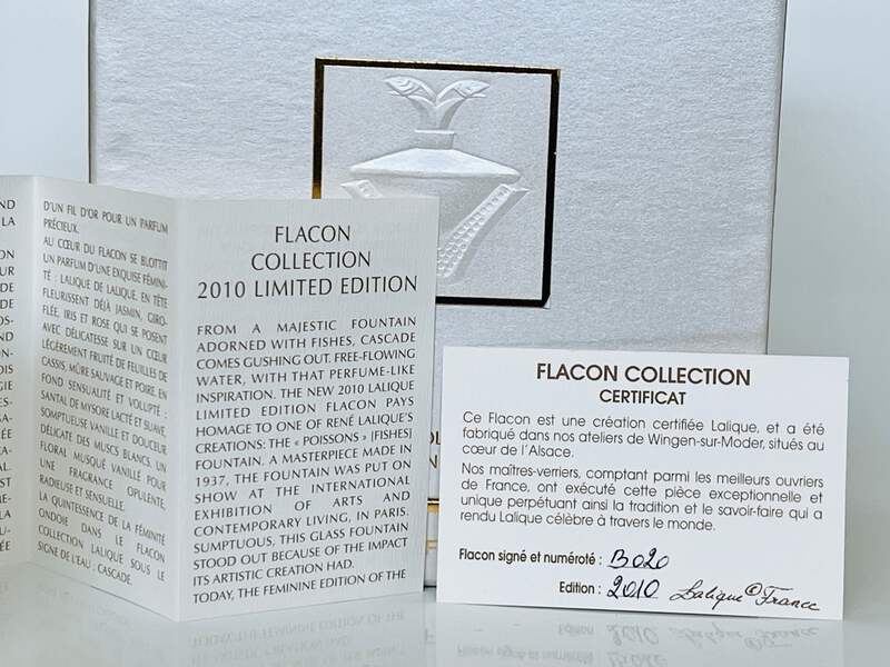 Lalique CASCADE Women Flacon Extrait de Parfum 3.3 oz