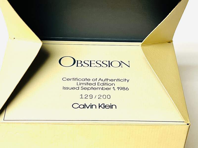 Obsession Calvin Klein Pure Parfum Dab on 1 oz VINTAGE 1980s Obsession Calvin Klein Pure Parfum Dab on 1 oz VINTAGE 1980s
