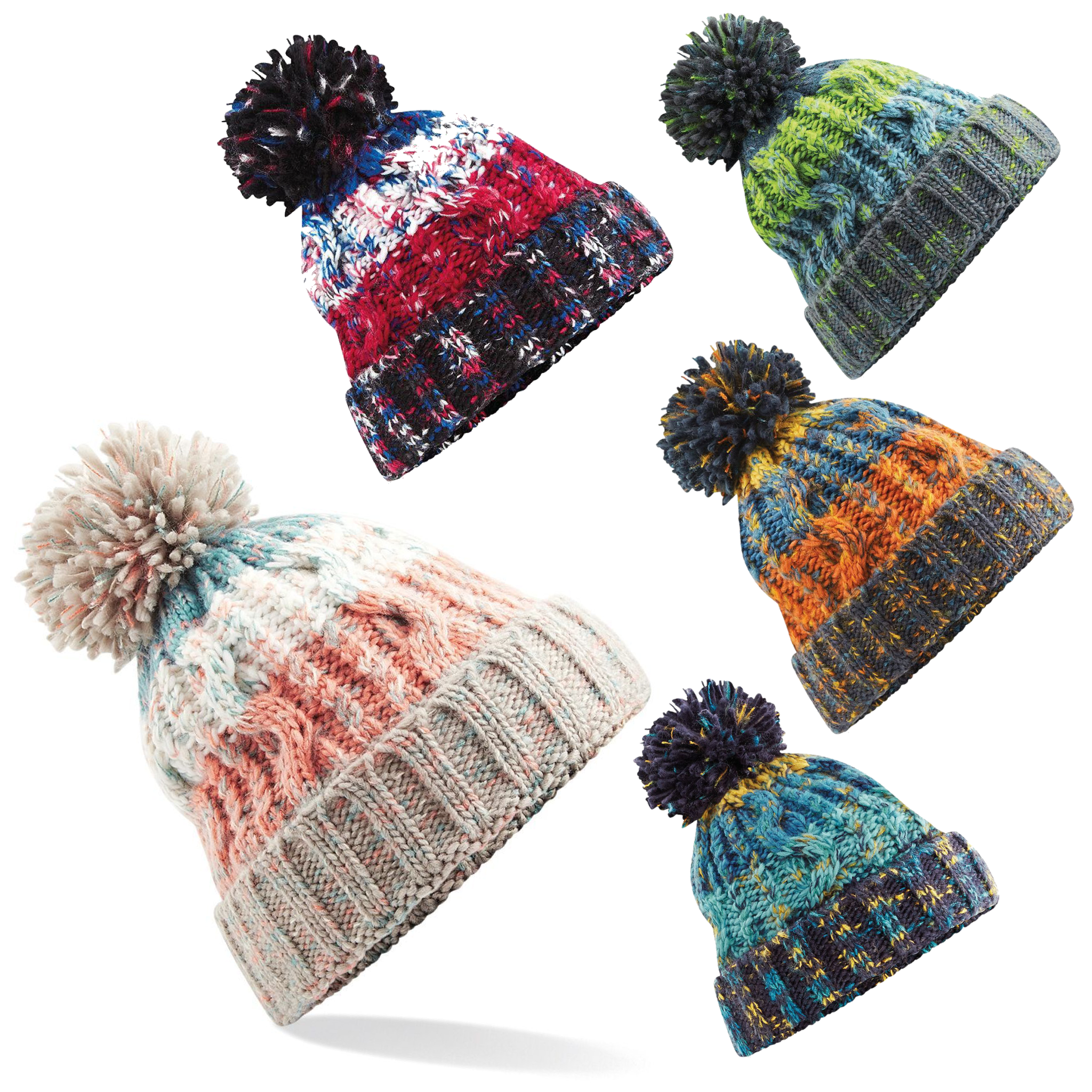 branded bobble hats