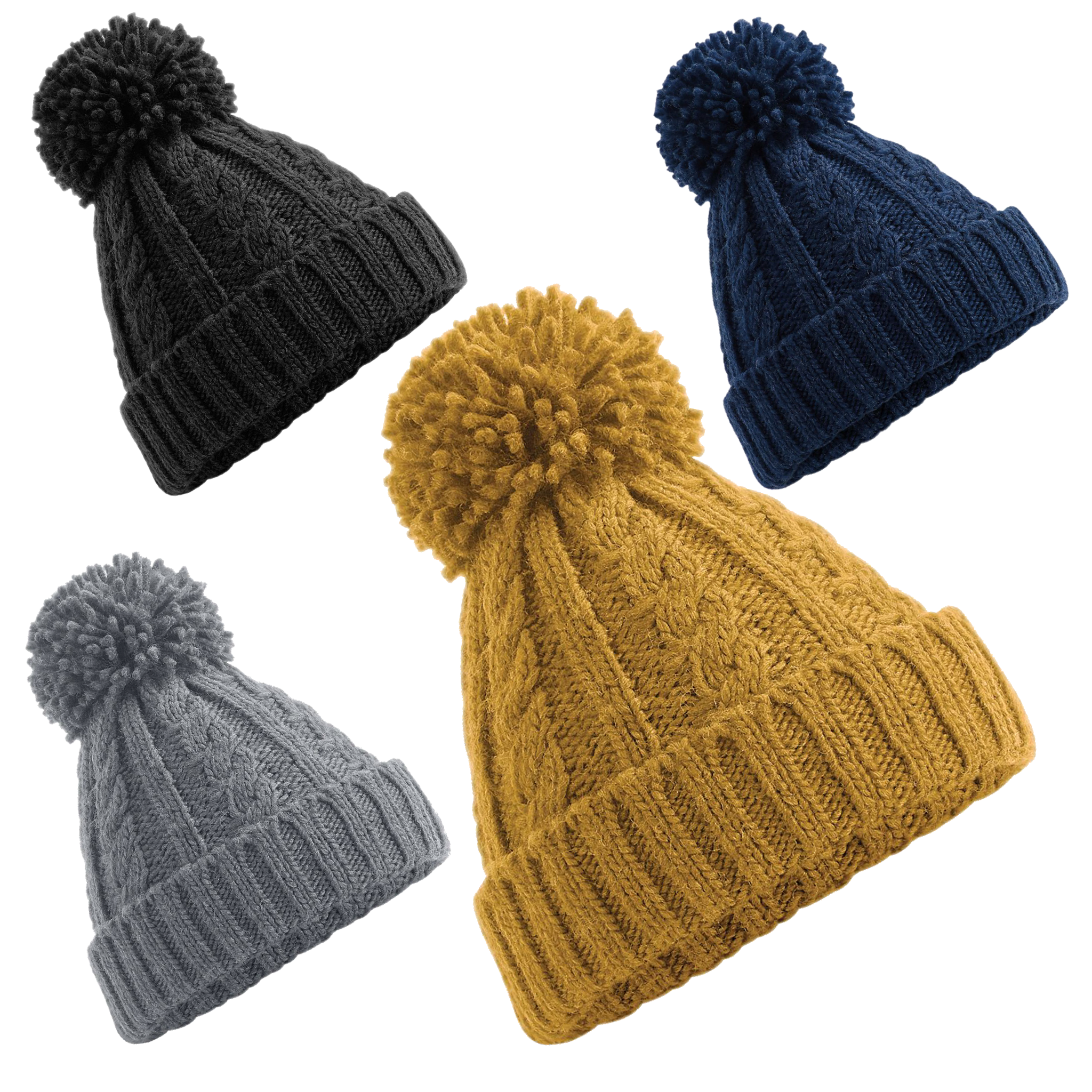 ladies ski bobble hat