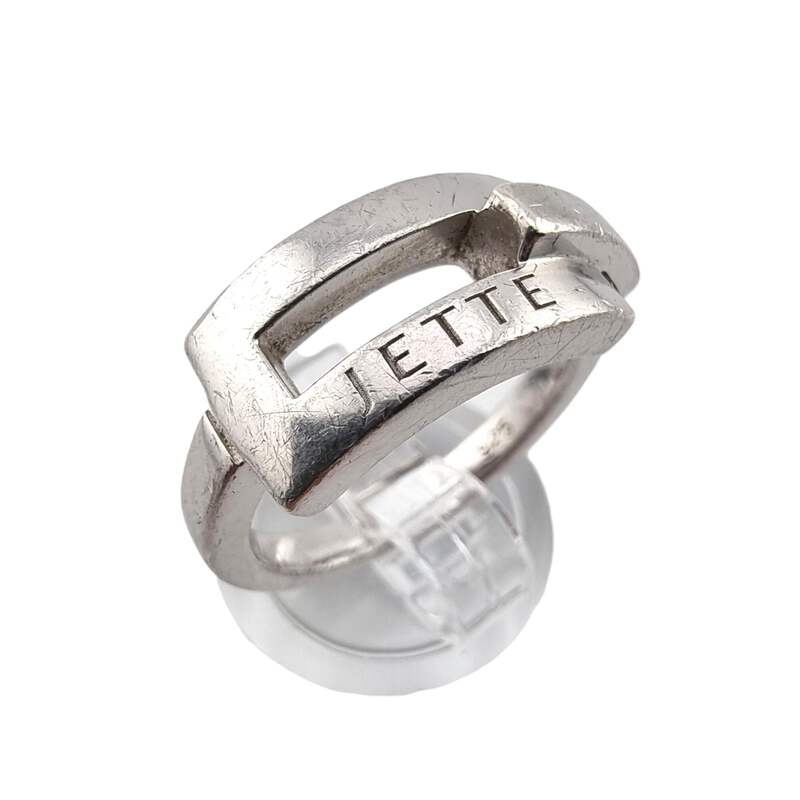 Vintage Jette JOOP Silberring, Designer-Schmuck 90er | 925 Silber, Gr. 53