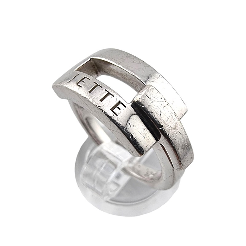 Vintage Jette JOOP Silberring, Designer-Schmuck 90er | 925 Silber, Gr. 53