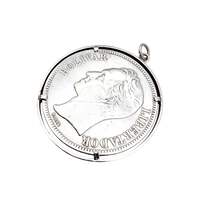 Vintage-Silbermünzanhänger 1935 Venezuela 25-Gramm-Bolívar, Sammlerschmuck
