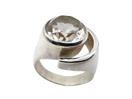 Designer-Silber-Bergkristall-Set: Scheurle-Armband & RJ-Ring EU 56