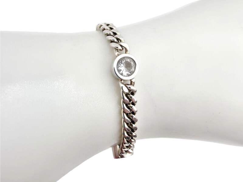 Designer-Silber-Bergkristall-Set: Scheurle-Armband & RJ-Ring EU 56