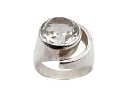 Designer-Silber-Bergkristall-Set: Scheurle-Armband & RJ-Ring EU 56