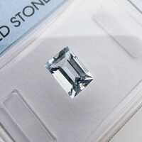 Natürlicher Aquamarin 0,54 ct, zertifiziert vom International Gemological Instit