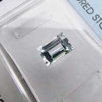 Natürlicher Aquamarin 0,54 ct, zertifiziert vom International Gemological Instit