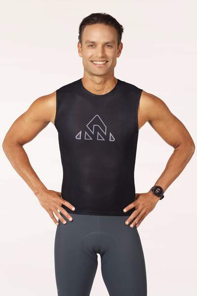 4 Men's Black Pro Cycling Base Layer