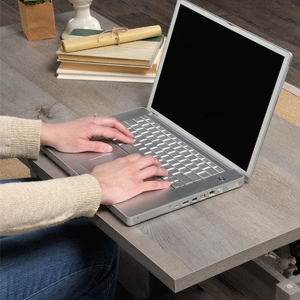 Sauder cannery online bridge coffee table