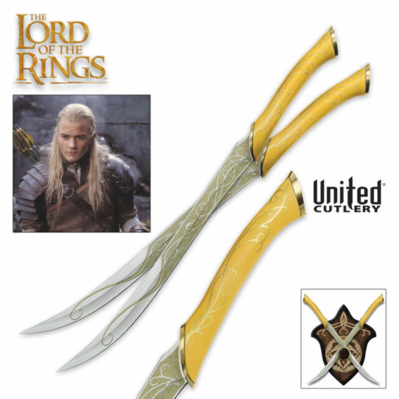 United Cutlery Lotr Fighting Knives Of Legolas Greenleaf Uc1372 Ebay United Cutlery Lotr Fighting Knives Of Legolas Greenleaf Uc1372 Ebay