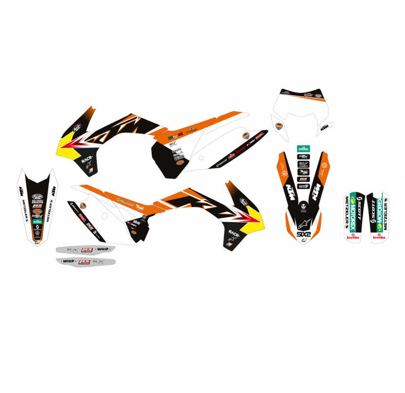 写真・グラフィック MOtika Blackbird Graphics 13-15 SX/SXF 14-16 EXC KTM Trophy Decals