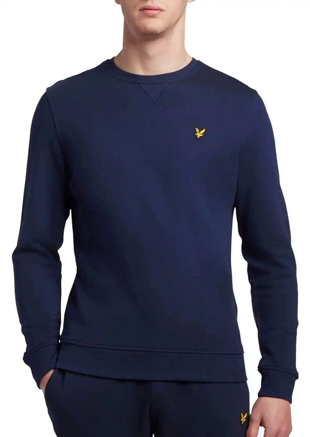 lyle and scott navy sweatshirt