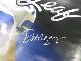 直筆サイン JUNSKY WALKER TOUR 92-93 STARBLUE DAT NGUYEN SIGNED Dallas Cowboys Dallas Card Show 36x60 VINYL