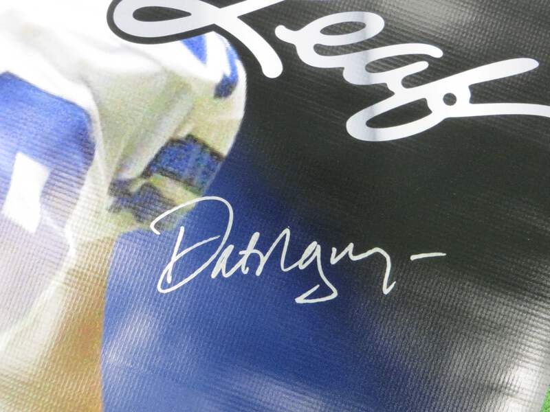 DAT NGUYEN SIGNED Dallas Cowboys Dallas Card Show 36x60 VINYL