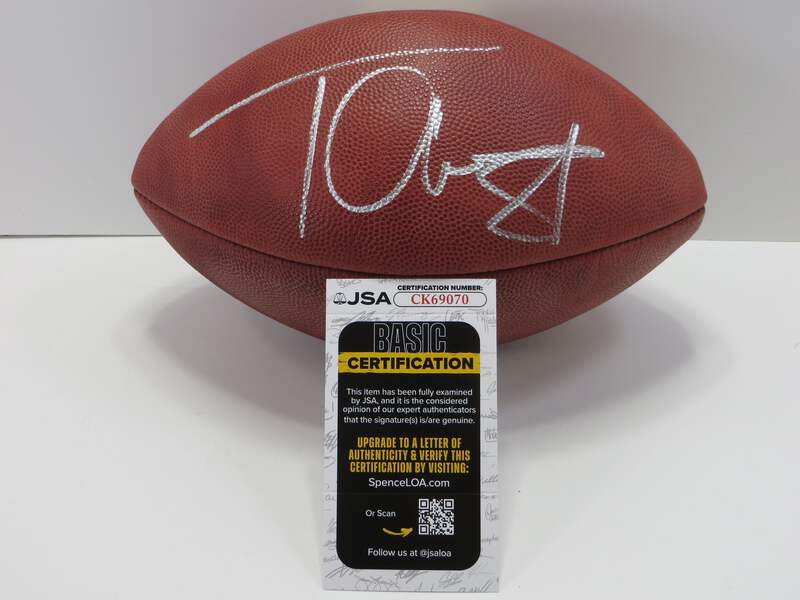 TERRELL OWENS SIGNED OFFICIAL WILSON NFL FOOTBALL Cowboys 49ers TERRELL OWENS SIGNED OFFICIAL WILSON NFL FOOTBALL Cowboys 49ers