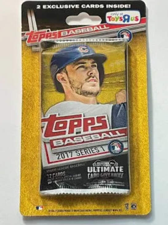 2017 Topps Series 1 Toys R Us Exclusive Sealed Blister Pack | eBay