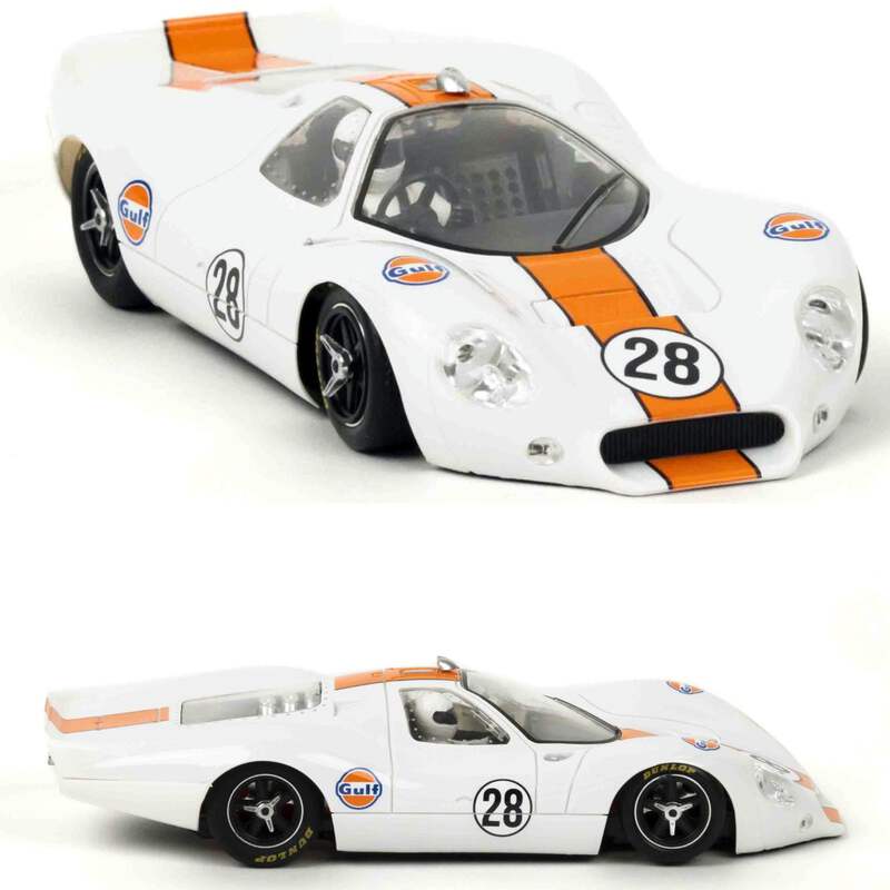 NSR Ford P68 Alan Mann Gulf White #28 1/32 Slot Car 0656SW