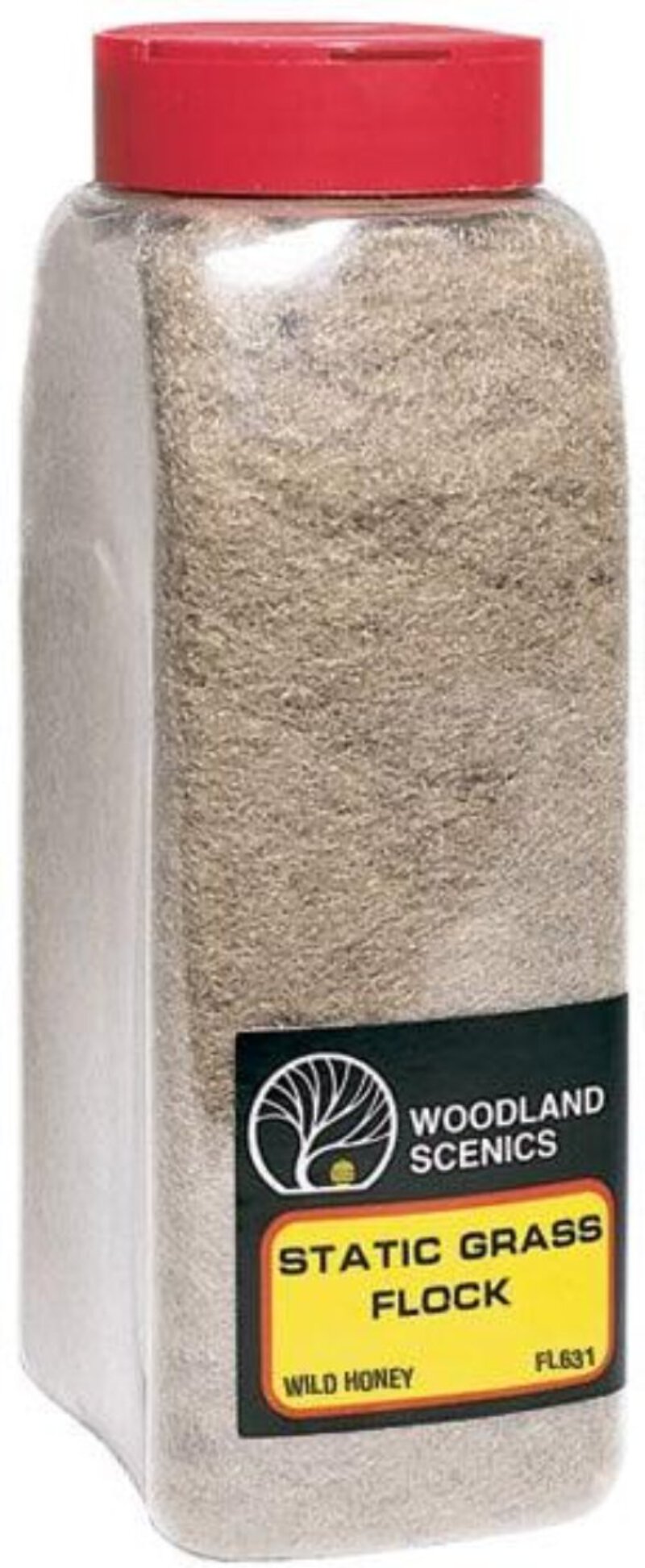 ALUE Woodland Scenics FL631 Static Grass Flock Wild Honey 32 oz