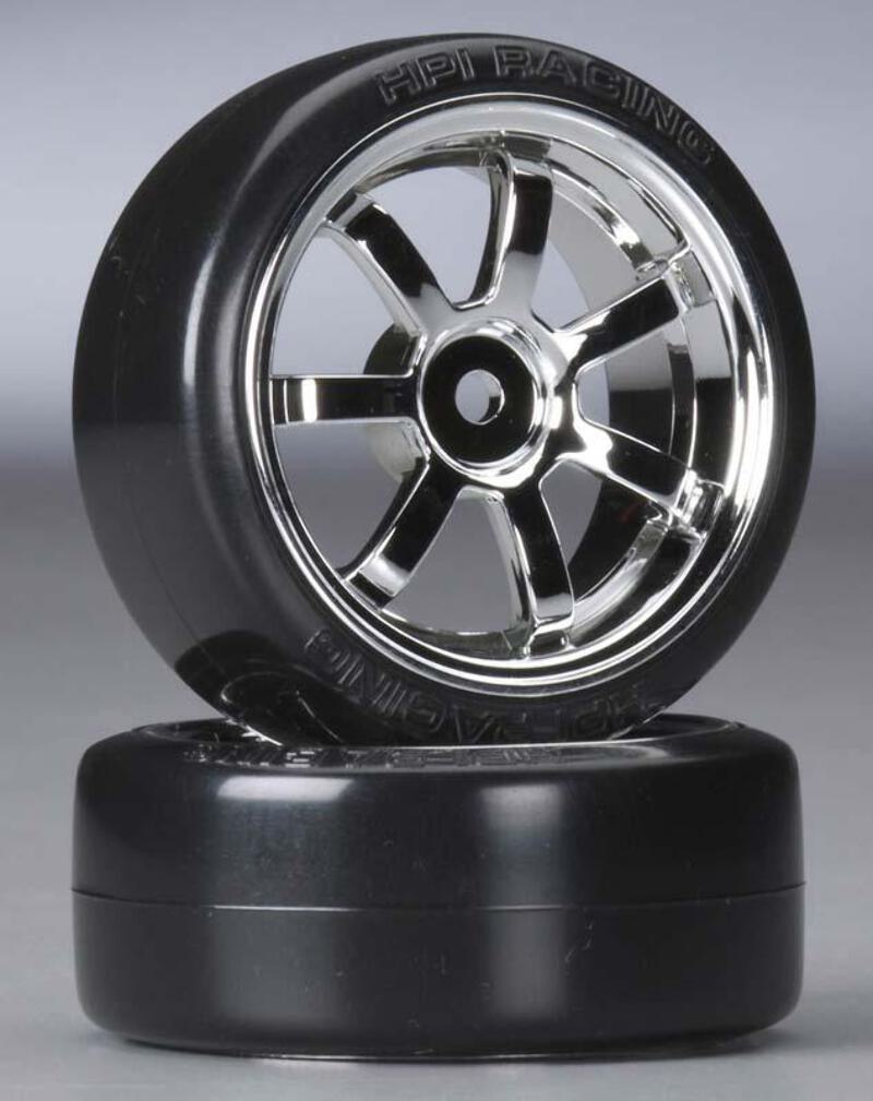 HPI 4739 T-Drift / Rays 57S Pro Wheel 26mm Chrome (2