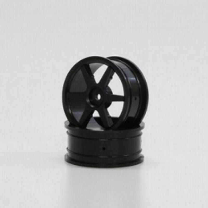 Kyosho VZH001BK Wheel(6-Spoke Black 24mm) Fazer Rally | eBay