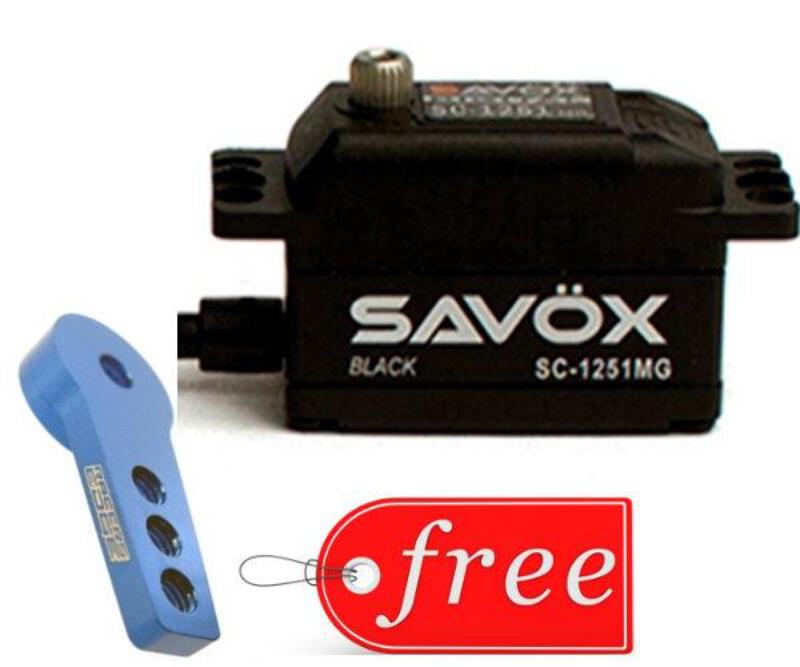 SAVOX SC-1251MG ブラックエディション Savox SC-1251MG Black Edition Low Profile High-Speed Digital