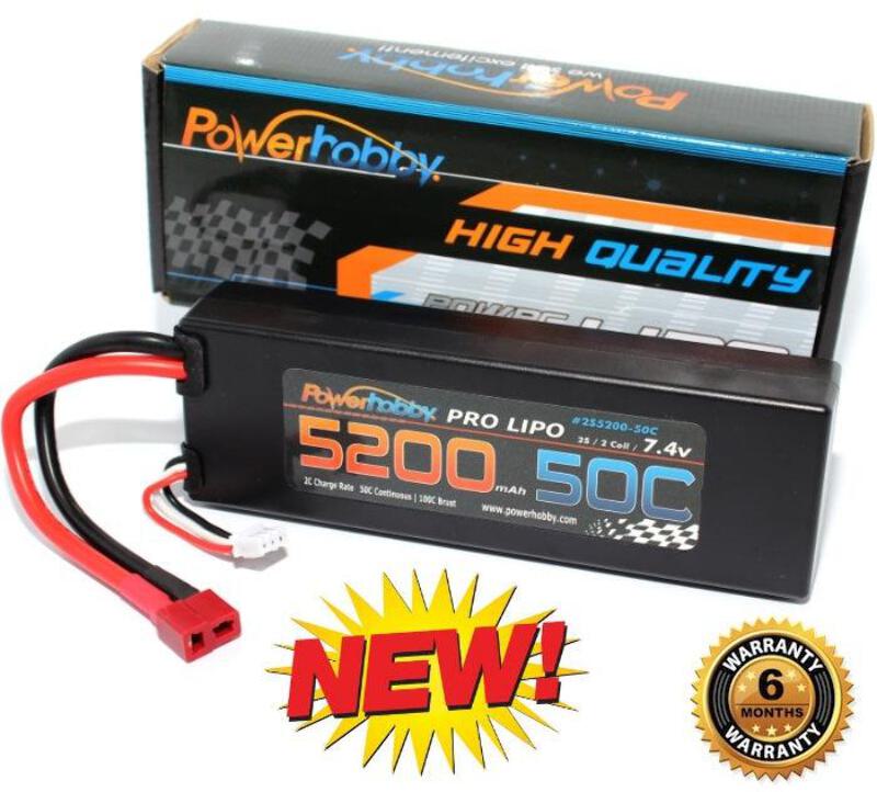 のの Powerhobby 2s 7.4v 5200mah 35c Lipo Battery FOR TRAXXAS X