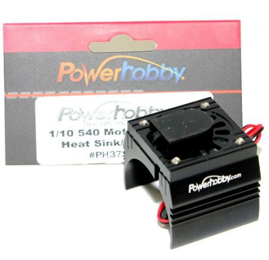 その他 NET RETURN Powerhobby 1/10 Aluminum Brushless Motor Cooling Fan Black : Yeti