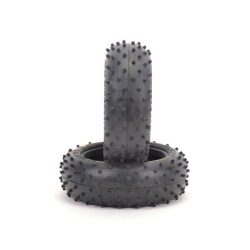 Minoco Schumacher U6557 Front Mini Spike 2 Yellow Tires (2) 1/10