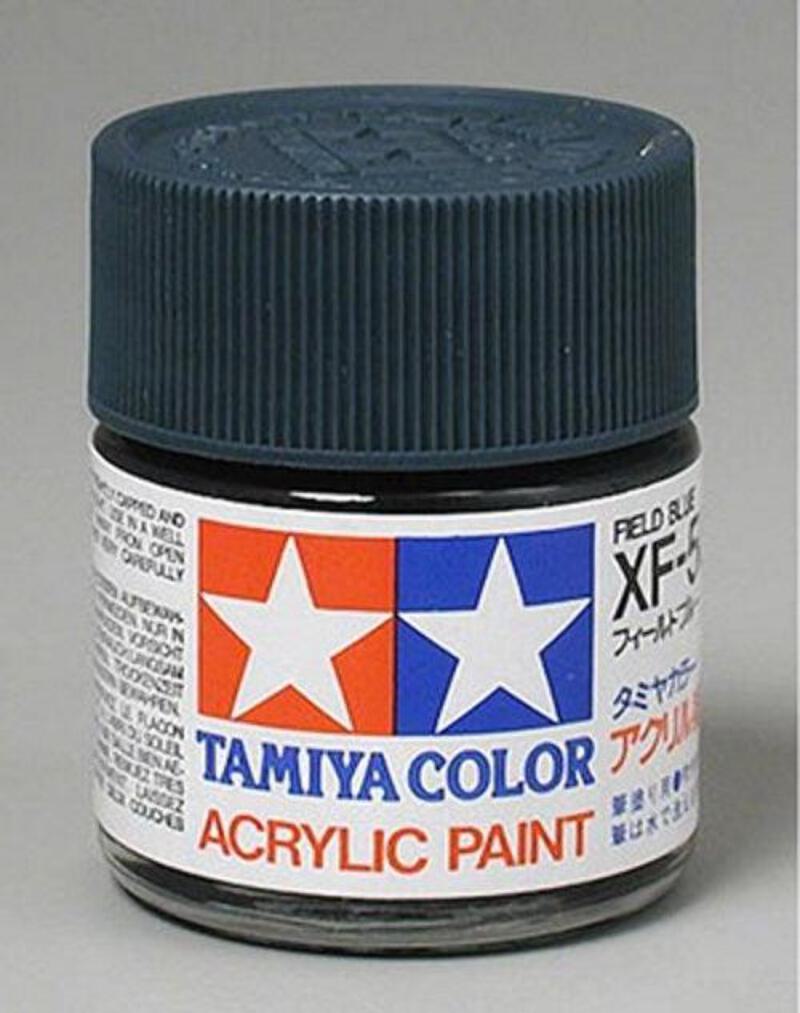 Tamiya 81350 Acrylic XF50 Flat Field Blue Airbrush Paint | eBay