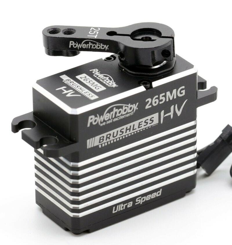【M】 Powerhobby 265MG HV WP Brushless Steel Gear Super Fast Servo