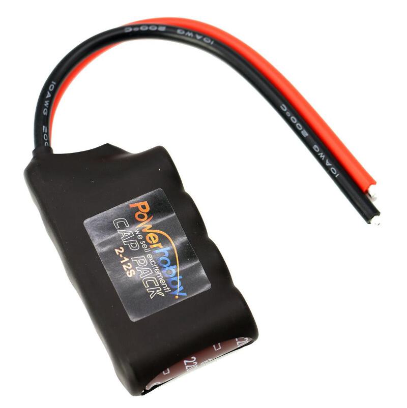 Powerhobby RC Cap Pack 2-12S Variant Low Ripple Voltage Drag