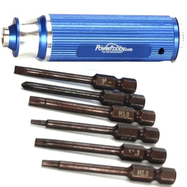 sk様 Powerhobby Hex / Mulit Driver Magnetic RC Tool Set Blue