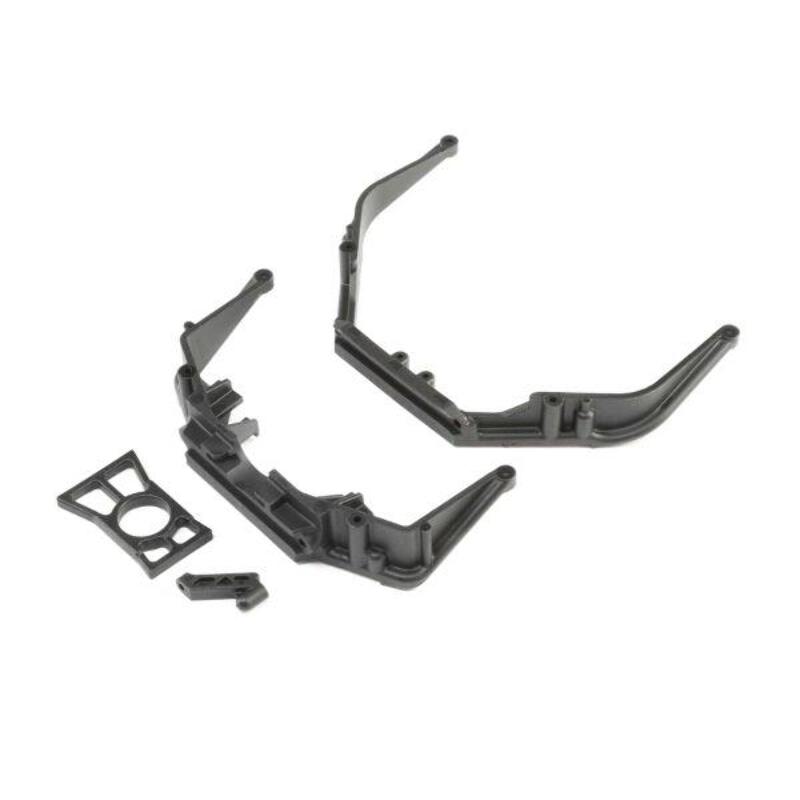 Losi LOS241017 Front/Rear Chassis Brace Set and Diff